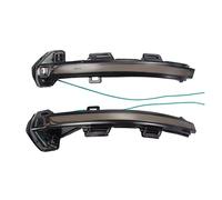 OGJFD Led Indicatori Laterali Luci Per VW Per Passat B8 Per Arteon 2015 2016 2017 2018 2019 Auto Dinamica Indicatori Direzione Luce 2Pcs Specchietto Retrovisore Indicatore Lampeggiante(Blue-Yellow)