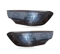 OGJFD Luce Stop Freno Posteriore 2 pezzi per Toyota per Highlander per Kluger 2015 2016 2017 2018 2019 luci coda fanale posteriore LED lampada DRL + freno + parco + segnale(Smoke Cover)