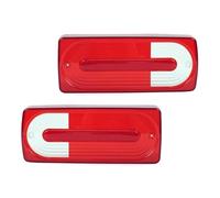 OGJFD Luce Stop Freno Posteriore Fanale posteriore auto paralume ricambio luci freni paralume copertura fanale posteriore per Mercedes per Benz Classe G W463(07-18 Pair)