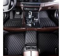 OGJFD Tappetini Auto per SLK Classe R171 2004-2008 2009 2010 Tappetini per Auto Accessori Interni Tappeti in Pelle Tappetini per Piedi Tappetino per Auto per Tutte Le Stagioni(Nero Completa)