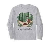 Ogni Albero Conta Tema Conservazione Ambientale Crescita Maglia a Manica