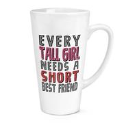 Ogni Alto Bambina Needs A Corto Migliore Amico 483ml Grande Latte Tazza Bestie