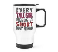 Ogni Alto Bambina Needs A Corto Migliore Amico Viaggi Tazza Manico Bestie Ottimo