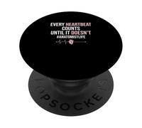 Ogni battito cardiaco conta fino a quando non anatomia un anatomista PopSockets PopGrip Adesivo