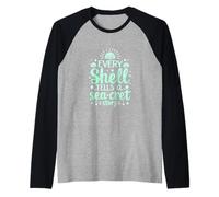 Ogni Conchiglia racconta Una Storia di Cret Maglia con Maniche Raglan