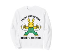 Ogni Coniglio Era Kung Fu combattendo Karate Rabbit Felpa