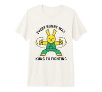 Ogni Coniglio Era Kung Fu combattendo Karate Rabbit Maglietta Premium