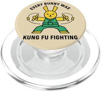 Ogni coniglio era Kung Fu combattendo Karate Rabbit PopSockets PopGrip per MagSafe
