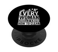Ogni donna dovrebbe sapere come pulire l'allenamento delle ragazze di allenamento PopSockets PopGrip Adesivo