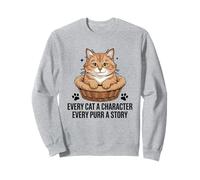 Ogni gatto un personaggio ogni fusa una storia Amante dei gatti Felino Felpa