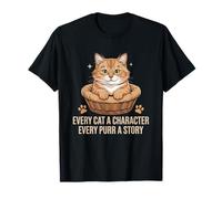 Ogni gatto un personaggio ogni fusa una storia Amante dei gatti Felino Maglietta