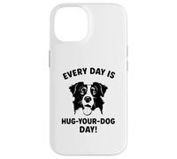 Ogni giorno abbraccia il tuo Dog Day Border Collie Custodia per iPhone 14