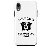 Ogni giorno abbraccia il tuo Dog Day Border Collie Custodia per iPhone XR