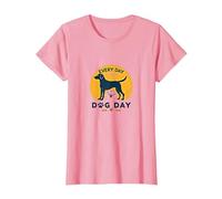 Ogni Giorno è Il Giorno del Cane - Amante degli Animali Domestici Maglietta, Donna, Rosa, 3XL