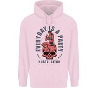 Ogni Giorno È Una Festa Hustle Skull Alcolico Bambini Felpa