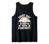 Ogni giorno inizia con le nuvole di positività Canotta