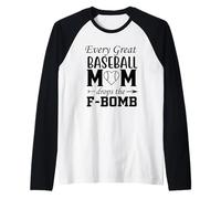 Ogni Grande Mamma del Baseball Lancia la Bomba atomica Maglia con Maniche Raglan