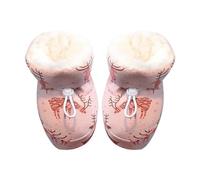 Ogni Ha Un Colore 2024 Caldo Accogliente Baby Booties Inverno Neve Anti Slip Suola Morbida Calze Calde Scarpe Bambino Neve, Colore: rosa., 20 EU