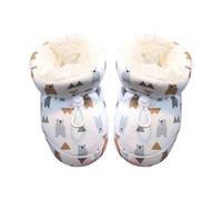 Ogni Ha Un Colore 2024 Caldo Accogliente Baby Booties Inverno Neve Anti Slip Suola Morbida Calze Calde Scarpe Bambino Neve, bianco, 20 EU