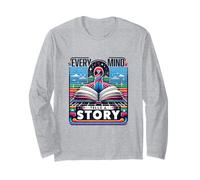 Ogni Mente racconta Una Storia Supporto per la neurodiversità autismo Maglia a Manica