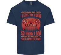 Ogni Ora & Poi I Foglie il Mio Room Gamer Uomo Cotone T-Shirt