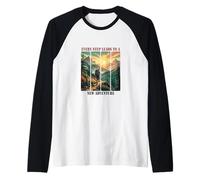 Ogni Passo Porta a Un Nuovo Viaggio avventuroso - Escursionista - Escursioni Maglia con Maniche Raglan