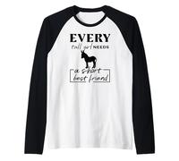 Ogni ragazza alta ha bisogno di un breve migliore amico Maglia con Maniche Raglan