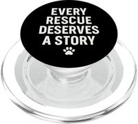 Ogni salvataggio merita una storia. Pet, Rescue Love. PopSockets PopGrip per MagSafe