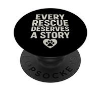 Ogni salvataggio merita una storia. vintage Pet Hope. PopSockets PopGrip Adesivo