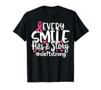Ogni sorriso ha una storia fessura forte labbro leporino e palato Aw Maglietta