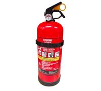 Ogniochron Estintore 2 kg Categoria ABC Omologato con Supporto da Parete | Conforme Norme EN 3 Marchio CE Per Piccoli Incendi