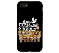 Ognissanti Cattolico San Francesco Antonio Giovanna d'Arco Lucia Custodia per iPhone SE (2020) / 7/8