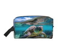 Ogniwo Lord Howe Island Sea Turtle Trousse per cosmetici, borsa da viaggio per articoli da toeletta, borsa portaoggetti con cerniera, Tartaruga marina dell'isola di Lord Howe 1, Taglia unica