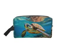 Ogniwo Lord Howe Island Sea Turtle Trousse per cosmetici, borsa da viaggio per articoli da toeletta, borsa portaoggetti con cerniera, Tartaruga marina dell'isola di Lord Howe 2, Taglia unica
