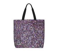 OGNOT Airplane Art Donna Tote Bag Casual Tote'S Borsa a tracolla grande capacità con tasche, per le donne Shopping, lavoro, spiaggia, Modello con paillettes, Taglia unica