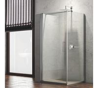 Ogomondo Box Doccia Angolare Cristallo 8 mm Battente e Lato fisso