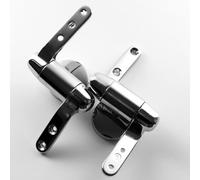 Ogomondo Cerniere Cromate Sedile WC Copriwater Supporti Staffe Frizionato Soft