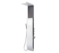 Ogomondo Colonna Doccia TEC Alluminio Bianco Nero Getti Idro H150xL22