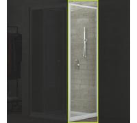 Ogomondo Lato Fisso per Box Doccia Book Bianco Cristallo Temprato - : , CONFEZIONE: 1 pz., Misure: 73-75xh190 cm trasparente