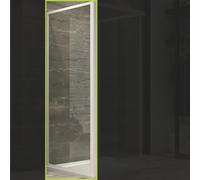 Ogomondo Lato Fisso per Box Doccia Corner Bianco Cristallo Temprato