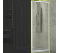 Ogomondo Lato Fisso per Box Doccia Slide Cristallo Temprato Bianco