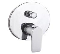 Ogomondo Miscelatore Doccia Ad Incasso Da Parete Con Deviatore Italia Rubinetto Monocomando Cromato - CONFEZIONE: 1 pz.