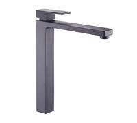 Ogomondo Miscelatore Rubinetto Lavabo Appoggio Purple Bocca Alta Nero Black