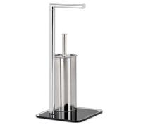 OGOMONDO Piantana Dark Multiuso 2 Funzioni in Acciaio Cromato