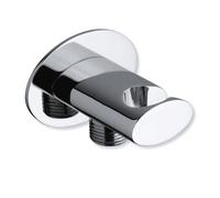 Ogomondo Presa Acqua Ovale In Ottone Cromato con Attacco Doccetta