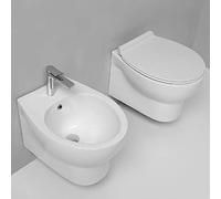 Ogomondo Sanitari Ceramica Dark SOSPESI Vaso WC Bidet Sedile
