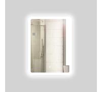 Ogomondo Specchio 5 mm Rettangolare Led Interruttore Touch Alluminio MDF Bagno