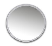 Ogomondo Specchio da Bagno Jonas in Artificial Stone Bianco Opaco Ø 50x4 cm