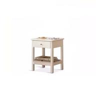 OGOODLE Comodino Moderno e Minimalista per camera da letto, piccolo appartamento, casa, armadio portaoggetti bianco crema tavolini per camera da letto