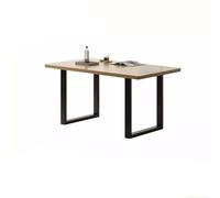 OGOODLE Tavolo da pranzo con sedie in legno massello, tavolo da pranzo moderno e semplice, tavolo da pranzo in stile industriale cinese grande tavolo da cucina (S: 160 x 85 x 75 cm)